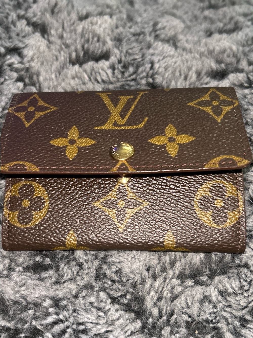 Louis Vuitton Monogram Porte-Monnaie Plat Coin Purse